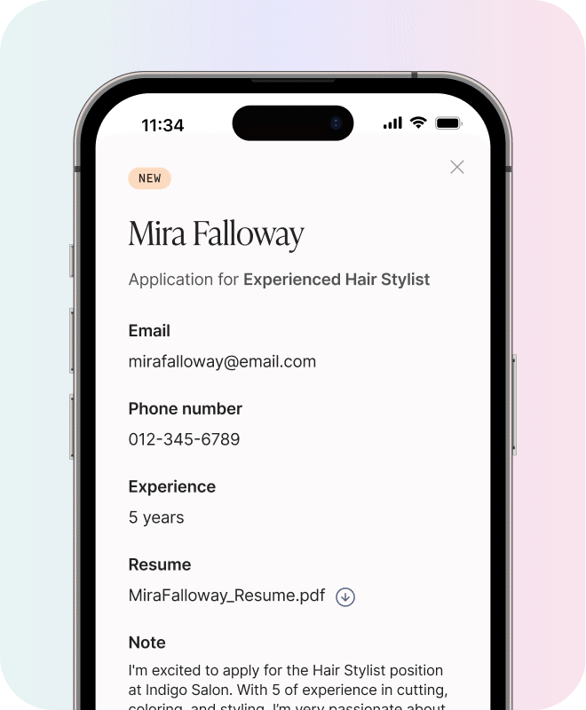 Three phone mockups showing the app interface