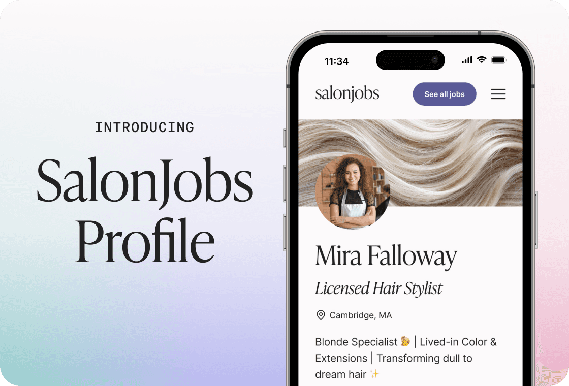 Introducing SalonJobs Professional Profiles